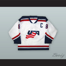 Load image into Gallery viewer, Mike Modano 9 USA National Team White Hockey Jersey