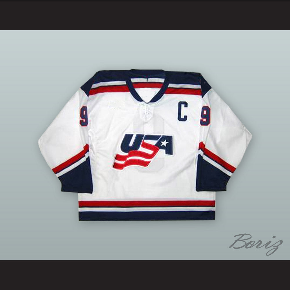 Mike Modano 9 USA National Team White Hockey Jersey