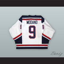 Load image into Gallery viewer, Mike Modano 9 USA National Team White Hockey Jersey