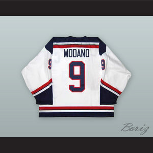 Mike Modano 9 USA National Team White Hockey Jersey