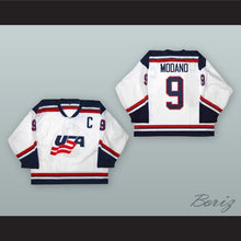Load image into Gallery viewer, Mike Modano 9 USA National Team White Hockey Jersey