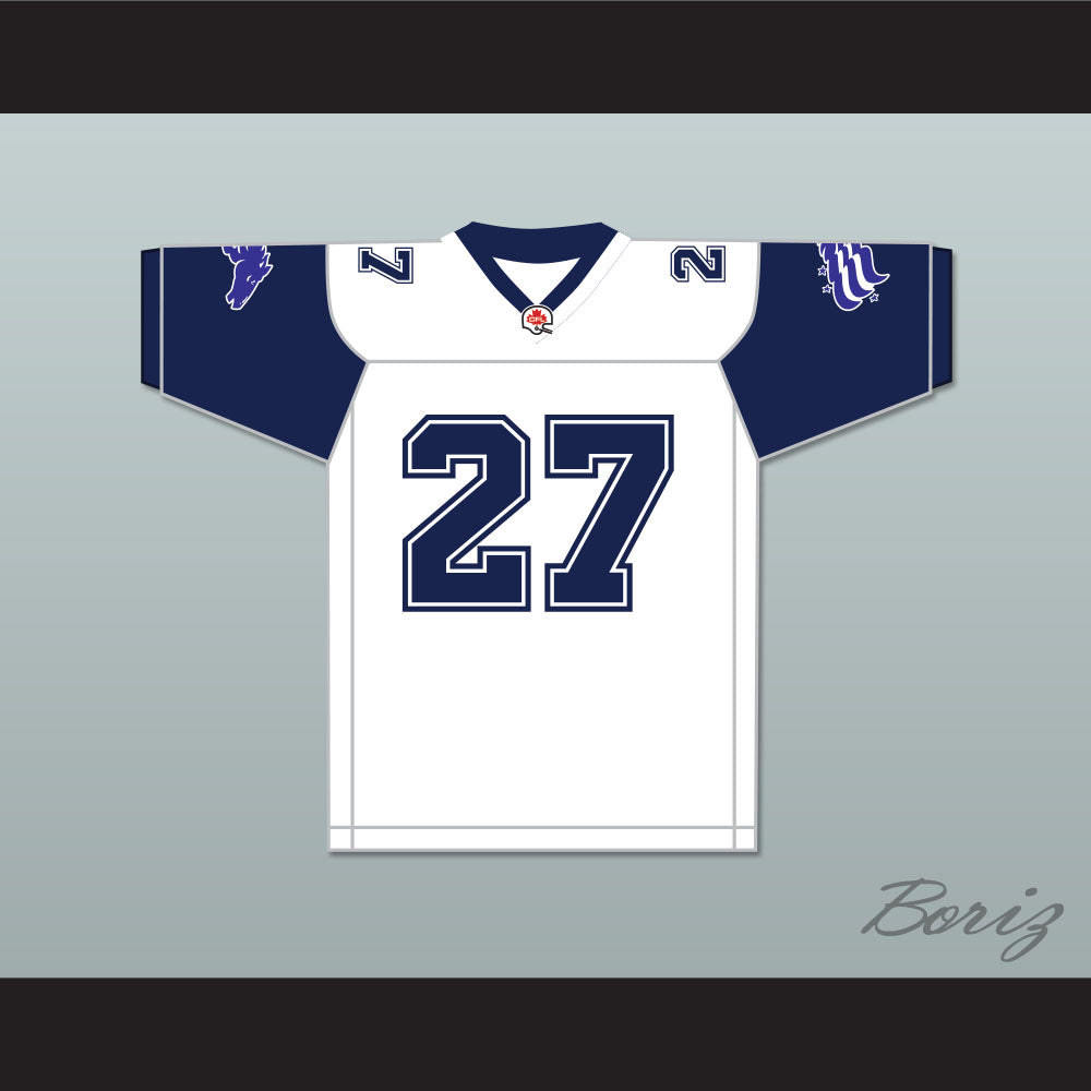 CFL Mike Pringle 27 Baltimore Stallions Home Football Jersey