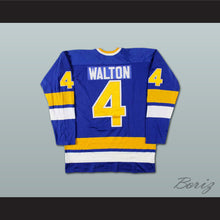 Load image into Gallery viewer, Mike Walton 4 WHA Minnesota Fighting Saints Blue Hockey Jersey