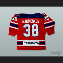 Load image into Gallery viewer, Mikhail Naumenkov 38 HC CSKA Moscow Red Hockey Jersey