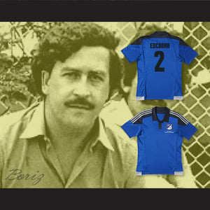 Pablo Escobar 2 Millonarios FC Colombia Football Soccer Jersey