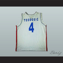 Load image into Gallery viewer, Milos Teodosic 4 Serbia -Srbija White Basketball Jersey