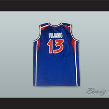 Load image into Gallery viewer, Milos Vujanic 13 Jugoslavija Blue Basketball Jersey