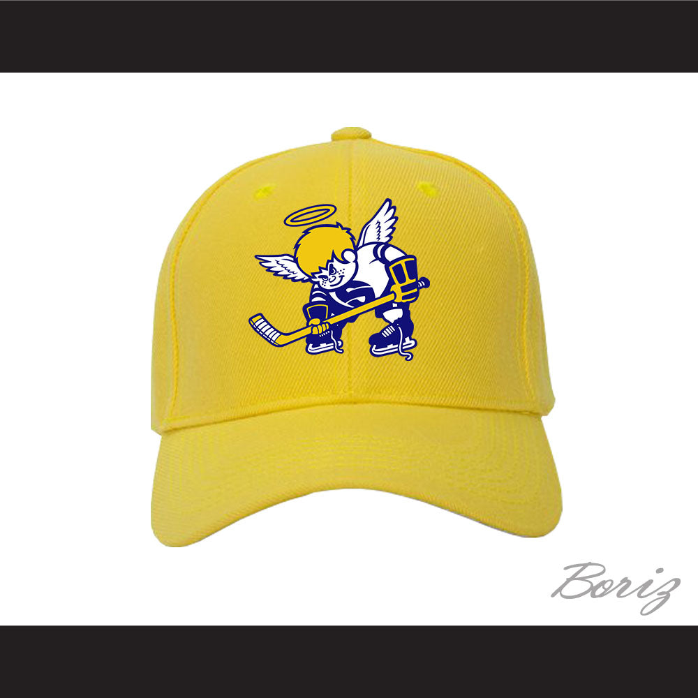 WHA Minnesota Fighting Saints Yellow Baseball Hat