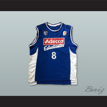 Load image into Gallery viewer, Miso 8 CB Estudiantes Madrid Spain Blue Basketball Jersey