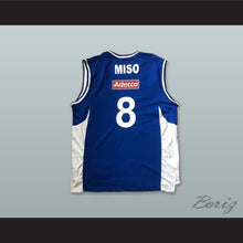 Load image into Gallery viewer, Miso 8 CB Estudiantes Madrid Spain Blue Basketball Jersey