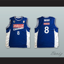 Load image into Gallery viewer, Miso 8 CB Estudiantes Madrid Spain Blue Basketball Jersey