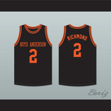 Load image into Gallery viewer, Mitch Richmond 2 Boyd H. Anderson High School Cobras Black Basketball Jersey