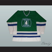 Load image into Gallery viewer, Molson Export Beer 8 Green Hockey Jersey