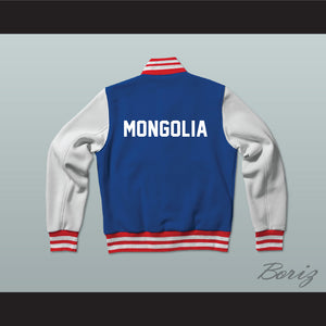 Mongolia Varsity Letterman Jacket-Style Sweatshirt