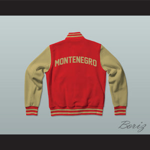 Montenegro Varsity Letterman Jacket-Style Sweatshirt