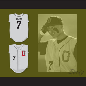 Mookie Betts 7 John Overton High School Bobcats Gray Baseball Jersey 2
