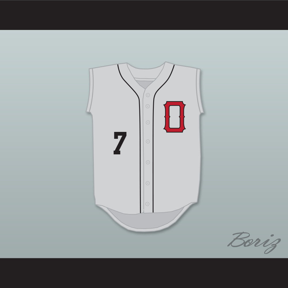 Mookie Betts 7 John Overton High School Bobcats Gray Baseball Jersey 1