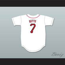 Load image into Gallery viewer, Mookie Betts 7 John Overton High School Bobcats White Baseball Jersey 2