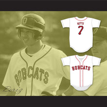 Load image into Gallery viewer, Mookie Betts 7 John Overton High School Bobcats White Baseball Jersey 2