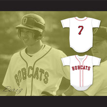 Load image into Gallery viewer, Mookie Betts 7 John Overton High School Bobcats White Baseball Jersey 1