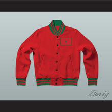 Load image into Gallery viewer, Morocco Varsity Letterman Jacket-Style Sweatshirt