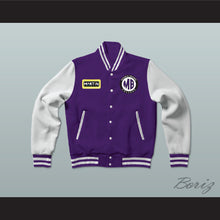 Load image into Gallery viewer, Martin Morris Brown College Wolverines Varsity Letterman Jacket-Style Sweatshirt