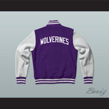 Load image into Gallery viewer, Martin Morris Brown College Wolverines Varsity Letterman Jacket-Style Sweatshirt
