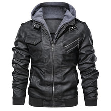Load image into Gallery viewer, Mountainskin New Men&#39;s Leather Jackets Autumn Casual Motorcycle PU Jacket Biker Leather Coats Brand Clothing EU Size SA722