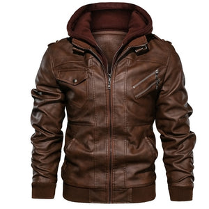 Mountainskin New Men's Leather Jackets Autumn Casual Motorcycle PU Jacket Biker Leather Coats Brand Clothing EU Size SA722