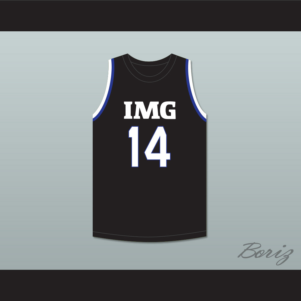 Moussa Diabate 14 IMG Academy Black Basketball Jersey 2