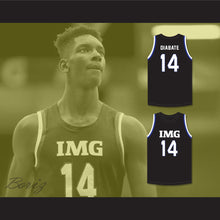 Load image into Gallery viewer, Moussa Diabate 14 IMG Academy Black Basketball Jersey 2