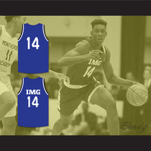 Load image into Gallery viewer, Moussa Diabate 14 IMG Academy Blue Basketball Jersey 1