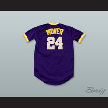 Load image into Gallery viewer, Mover 24 Trappers Purple Pullover Baseball Jersey