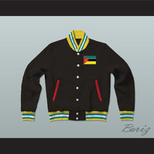 Load image into Gallery viewer, Mozambique Varsity Letterman Jacket-Style Sweatshirt