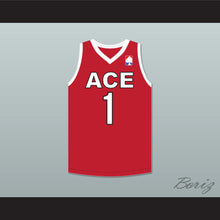 Load image into Gallery viewer, Mr. Beast 1 ACE Family Charity Red Basketball Jersey