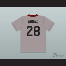 Load image into Gallery viewer, Coach Mr. Burns 28 Springfield Nuclear Power Plant Softball Team Zephyrs Gray Baseball Jersey
