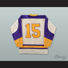 Load image into Gallery viewer, Murray Matheson 15 Kamloops Rockets White Hockey Jersey