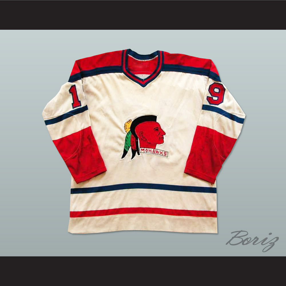 Muskegon Mohawks White Hockey Jersey