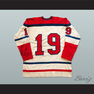 Muskegon Mohawks White Hockey Jersey