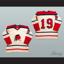 Load image into Gallery viewer, Muskegon Mohawks White Hockey Jersey