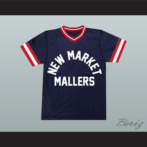 Al Bundy 14 New Market Mallers Dark Blue Baseball Jersey