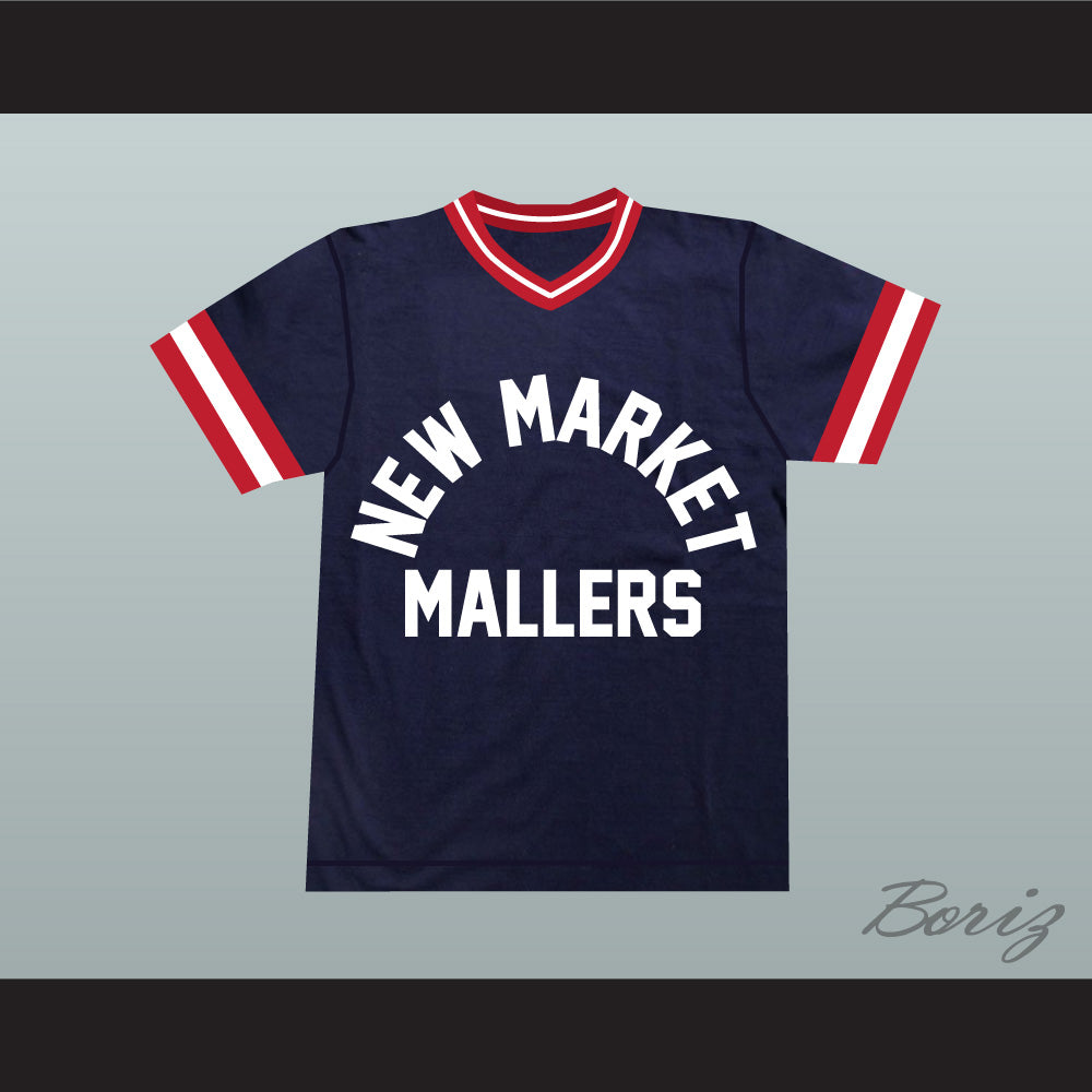 Al Bundy 14 New Market Mallers Dark Blue Baseball Jersey