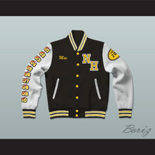 Load image into Gallery viewer, Snoop Dogg N. Hale High School Black Varsity Letterman Jacket-Style Sweatshirt
