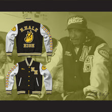 Load image into Gallery viewer, Snoop Dogg N. Hale High School Black Deluxe Varsity Letterman Jacket-Style Sweatshirt