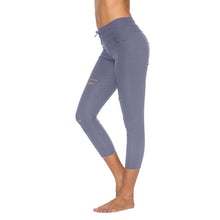 Load image into Gallery viewer, NIBESSER Spring Women Pencil Pant Lace Up Waist Casual Women Pants Solid Multi-Pockets Plus Size Cargo Pants Slim Fit Trousers