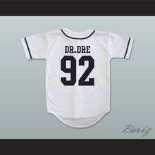 Load image into Gallery viewer, N.W.A. Dr. Dre 92 White Baseball Jersey