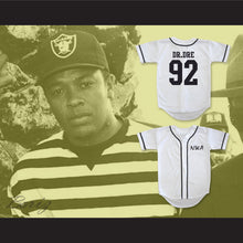 Load image into Gallery viewer, N.W.A. Dr. Dre 92 White Baseball Jersey