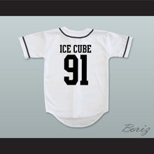 Load image into Gallery viewer, N.W.A. Ice Cube 91 White Baseball Jersey