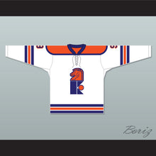 Load image into Gallery viewer, WHA 1973-74 New Jersey Knights Norm Ferguson 9 Home Hockey Jersey