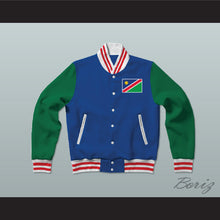 Load image into Gallery viewer, Namibia Varsity Letterman Jacket-Style Sweatshirt